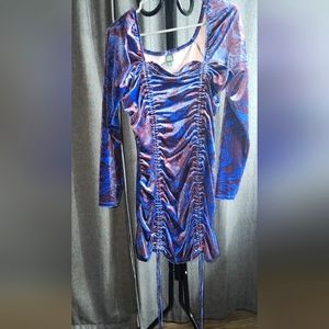 Wild fable velvet, fitted mini dress